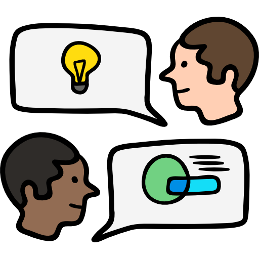 tiếp nhận thông tin icon