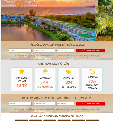 Landing Page MovenPick Phú Quốc