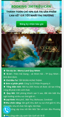 Landing Page Merry Land