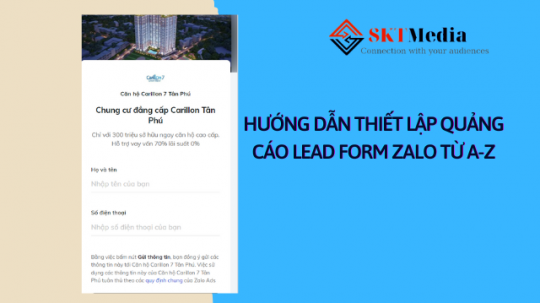 HƯỚNG DẪN THIẾT LẬP QUẢNG CÁO LEAD FORM TỪ A-Z